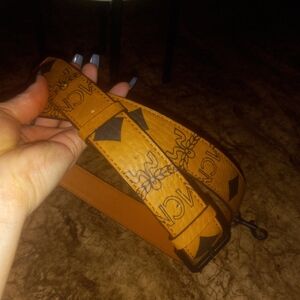 MCM Adjustable Crossbody Monogram Visetos Bag Strap